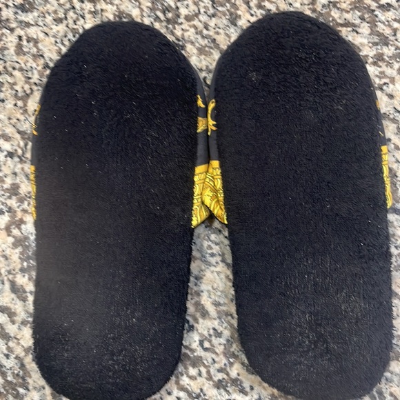 Versace Black and Gold Slippers - Picture 4 of 5